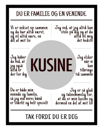 Kusine   Plakat