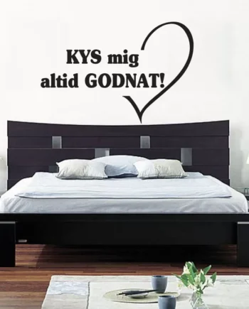 Kys   Mig   Altid   Godnat   Wallsticker