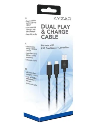 Kyzar   Play   And   Charge   Cable   For   Ps5