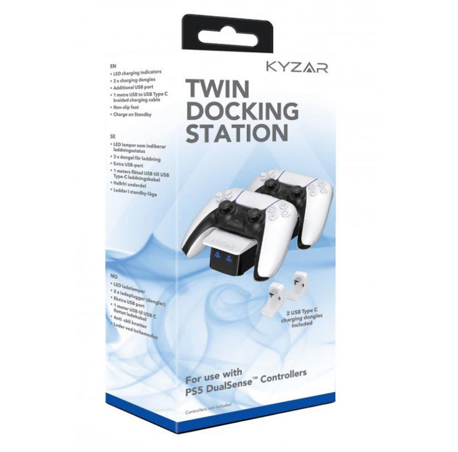 Kyzar   Twin   Docking   Station   For   Ps5