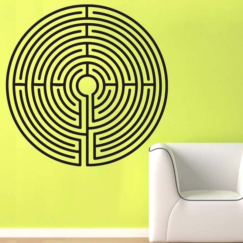 Labyrint   Wallsticker