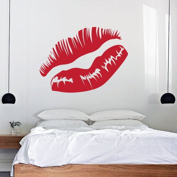 Læber Wallsticker