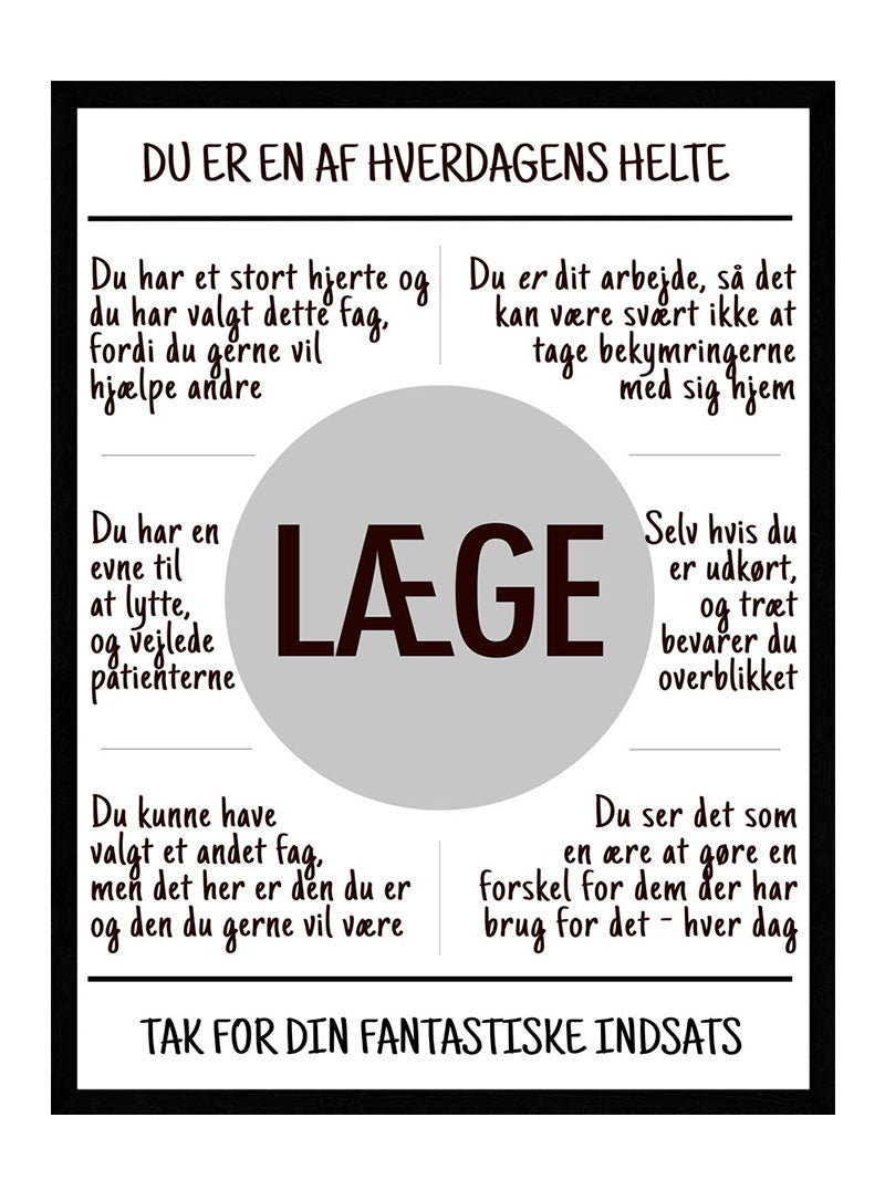 Læge   Plakat