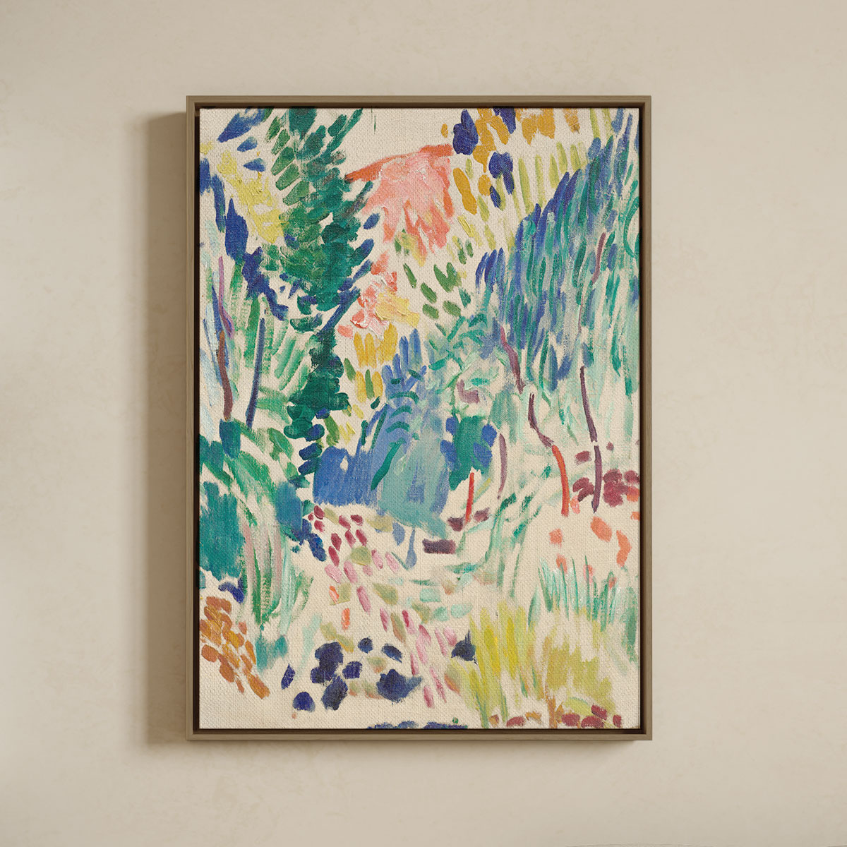 Lærredsprint   Med   Svæveramme    Henri   Matisse    Landscape   At   Collioure