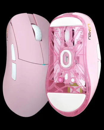 Lamzu   Atlantis   Mini   Champions   Edition   8k    Omron   Optical   Light   Pink   Mus   Geekd   Dk
