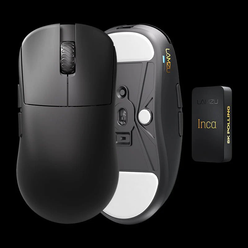 Lamzu   Inca   8k   Dongle    Omron   Optical   Black   Mus   Geekd   Dk