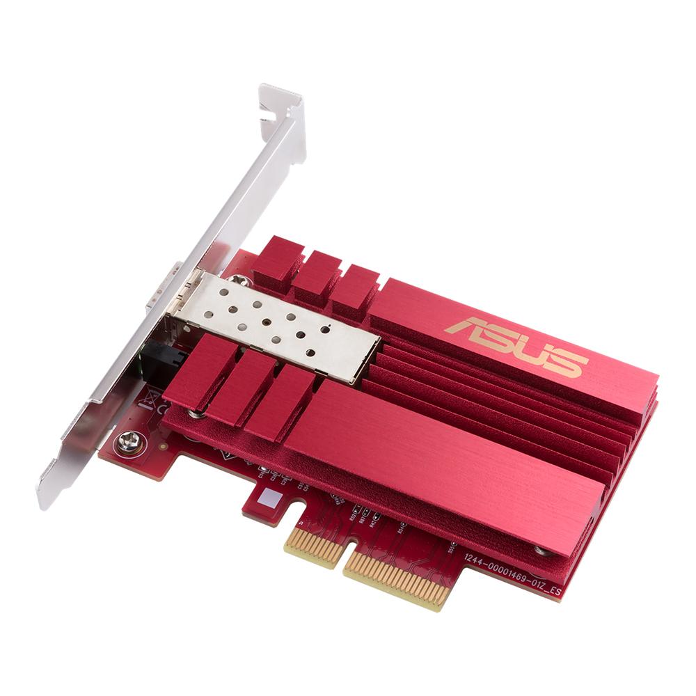 Lan   Asus   Xg - C100f   10g   Pcie   Network   Adapter   Sfp    Port   For   Optical   Fiber   Transmission   And   Dac   Cable