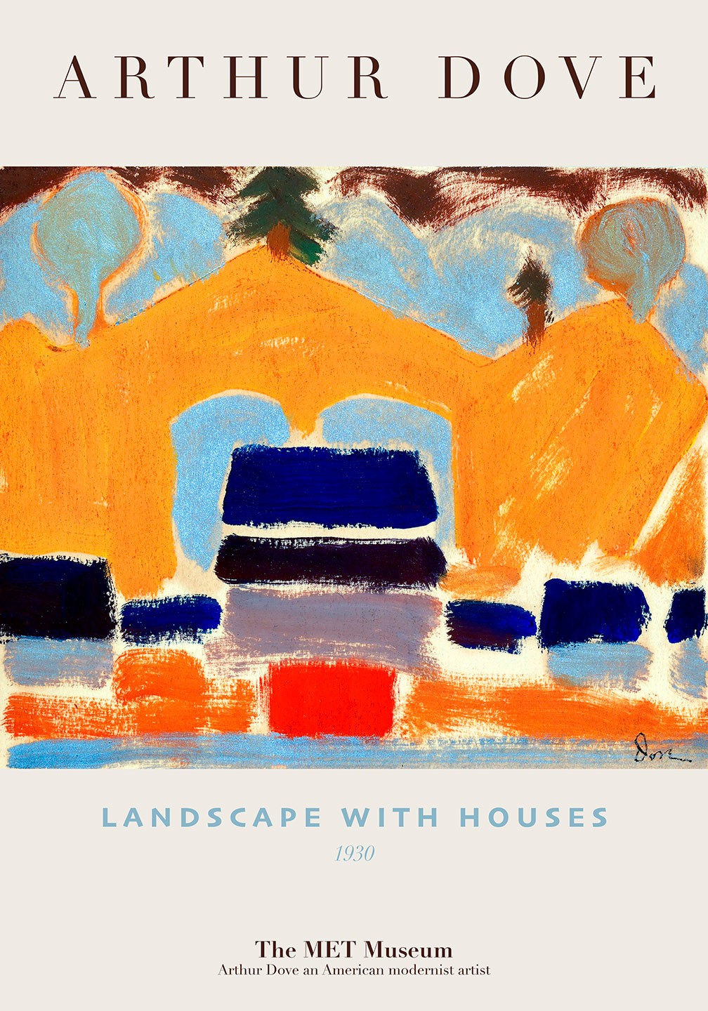 Landscape   With   Houses   Af   Plakatwerket