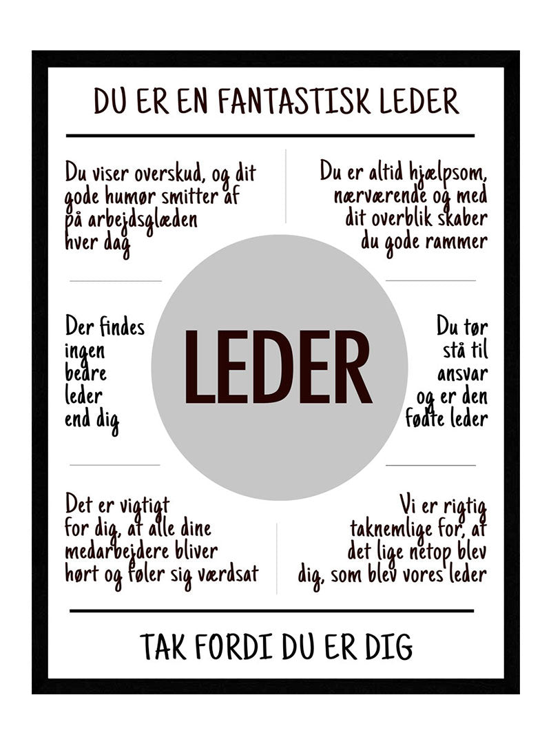 Leder   Plakat