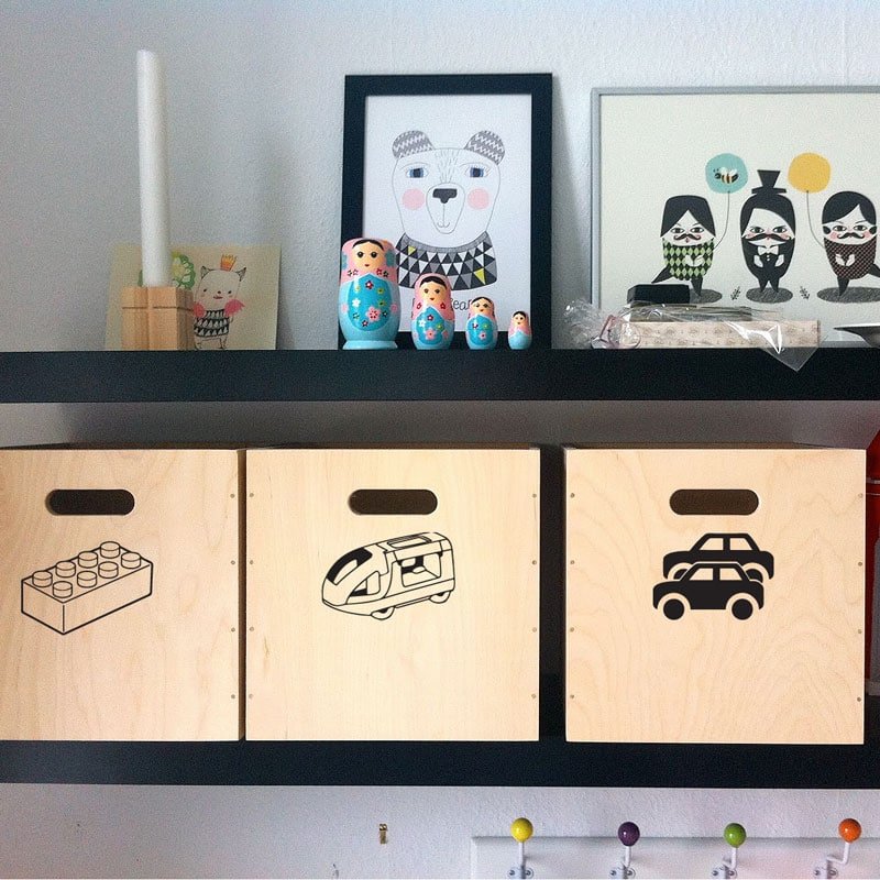 Legetøj Otte Ikoner Wallsticker