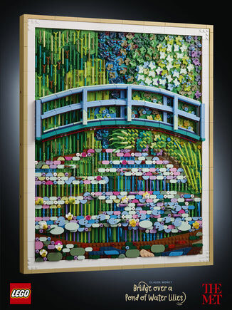 Lego   Art   Claude   Monet   Bridge   Over   A   Water   Lily   Pond   Geekd   Dk