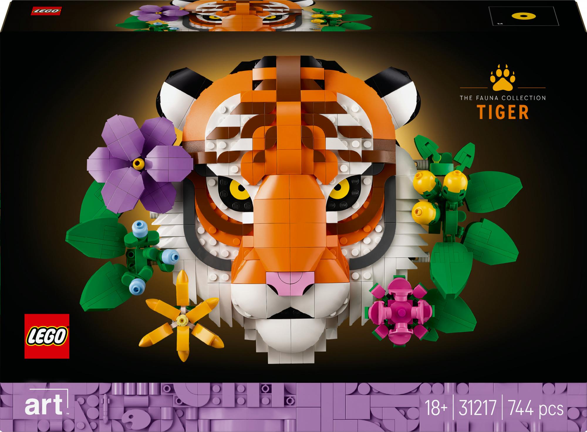 Lego   31217   Art   Fauna   Collection   Tiger   Geekd   Dk
