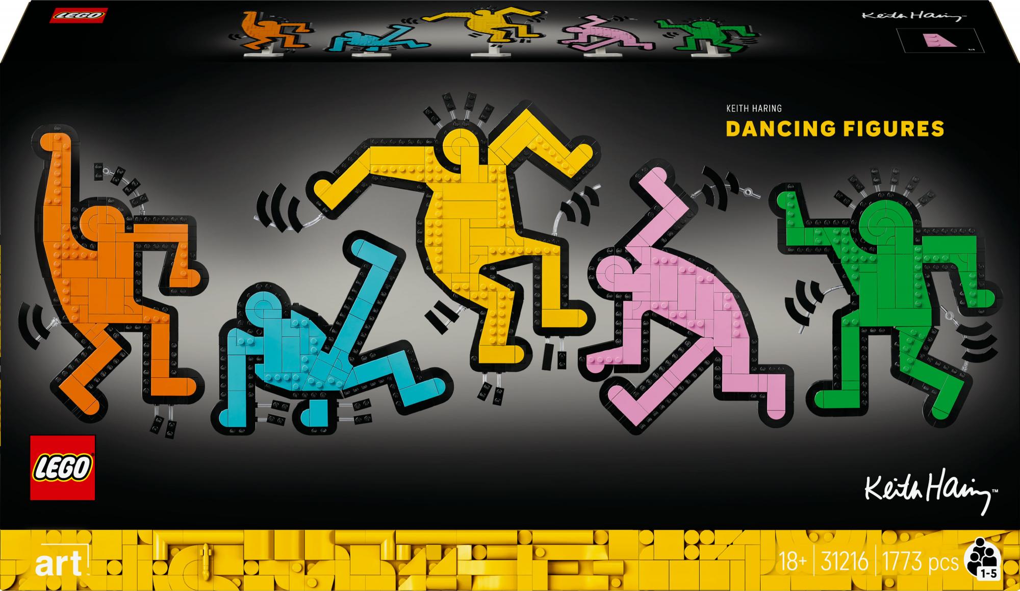 Lego   31216   Art   Keith   Haring   Dancing   Figures   Geekd   Dk