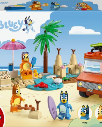Lego   Bluey     Blueyâ   S   Strand -  Og   Familiebiltur   Geekd   Dk