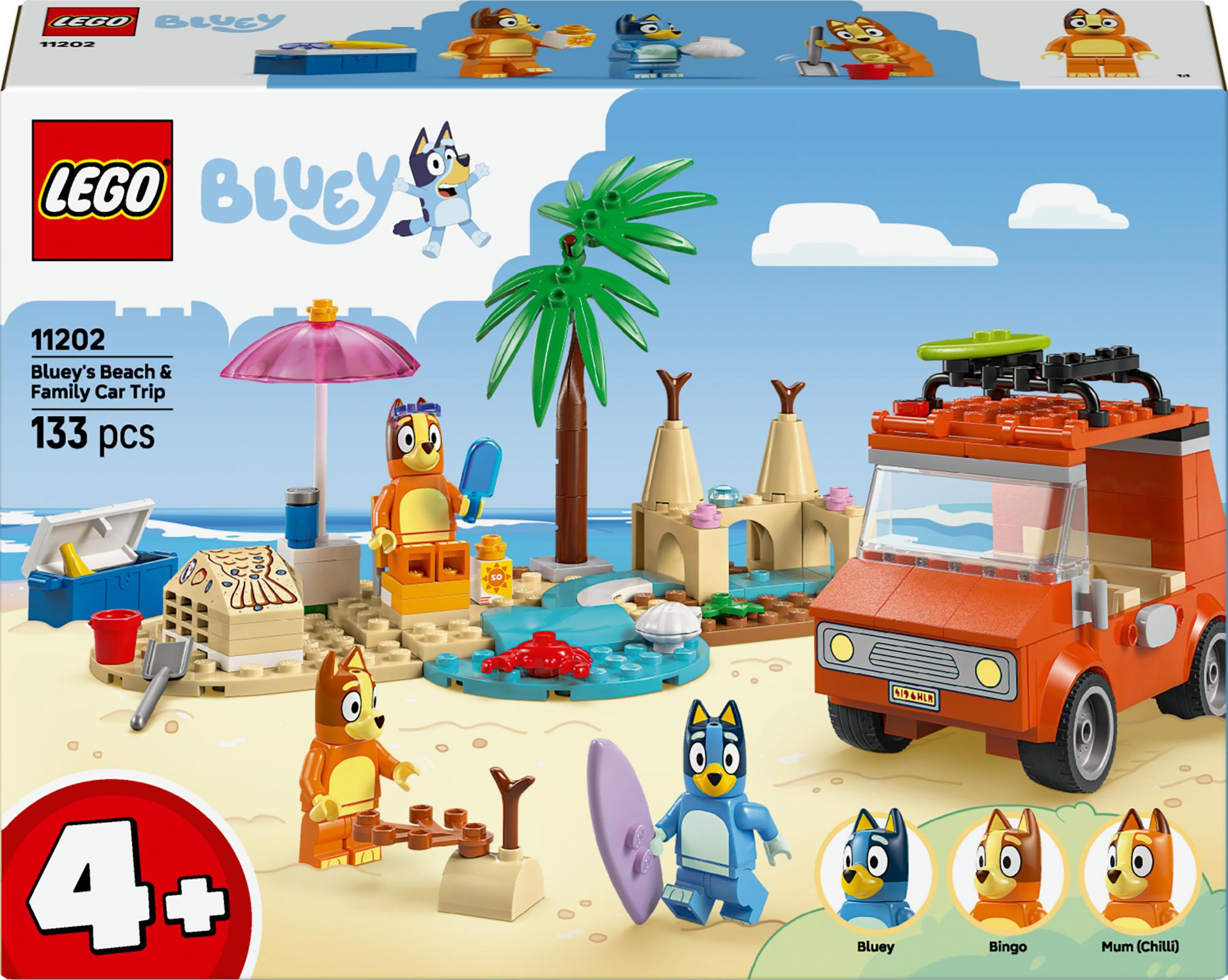 Lego   Bluey     Blueyâ   S   Strand -  Og   Familiebiltur   Geekd   Dk