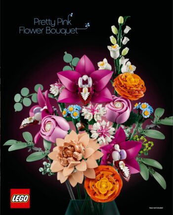 Lego   10342   Botanicals   Beautiful   Pink   Bouquet   Geekd   Dk