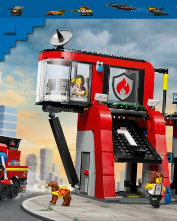 Lego   60414   City   Brand   Station   Med   Drejetårn
