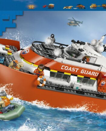 Lego   City     Coast   Guard   Rescue   Boat     Helicopter   Geekd   Dk