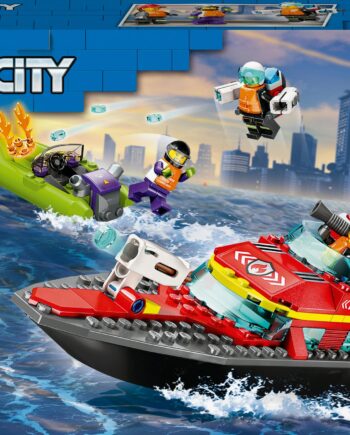 Lego   60373   City   Fire   Boat   Geekd   Dk