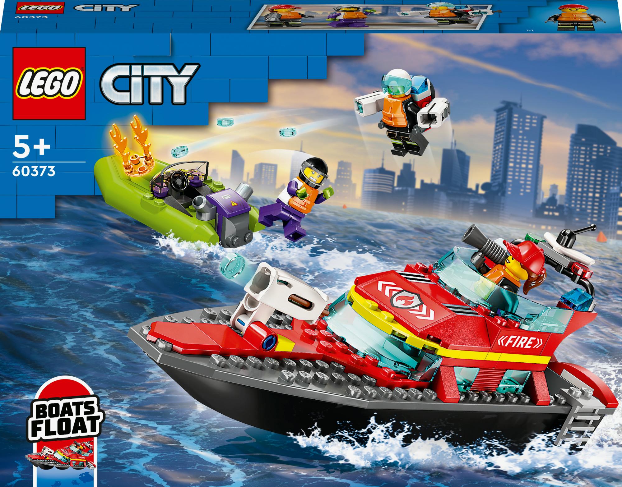 Lego   60373   City   Fire   Boat   Geekd   Dk