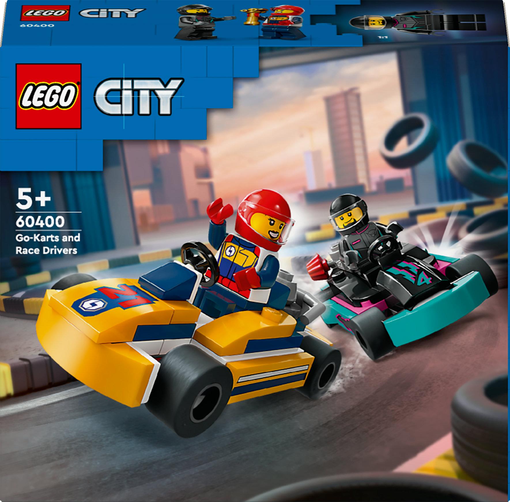 Lego   60400   City   Go - Karts   With   Racers   Geekd   Dk