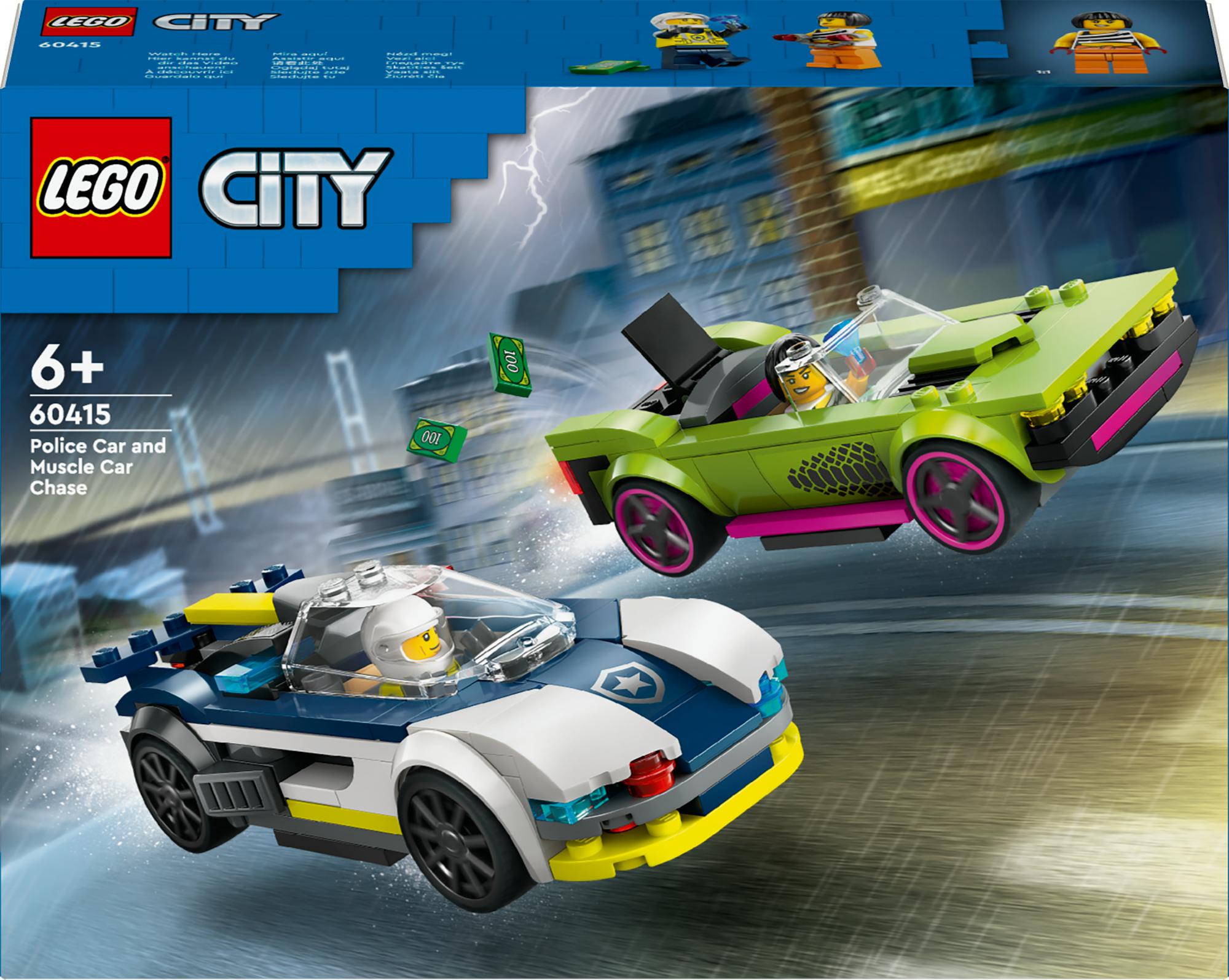 Lego   60415   City   Police   Car   And   Muscle   Car   Chase   Geekd   Dk