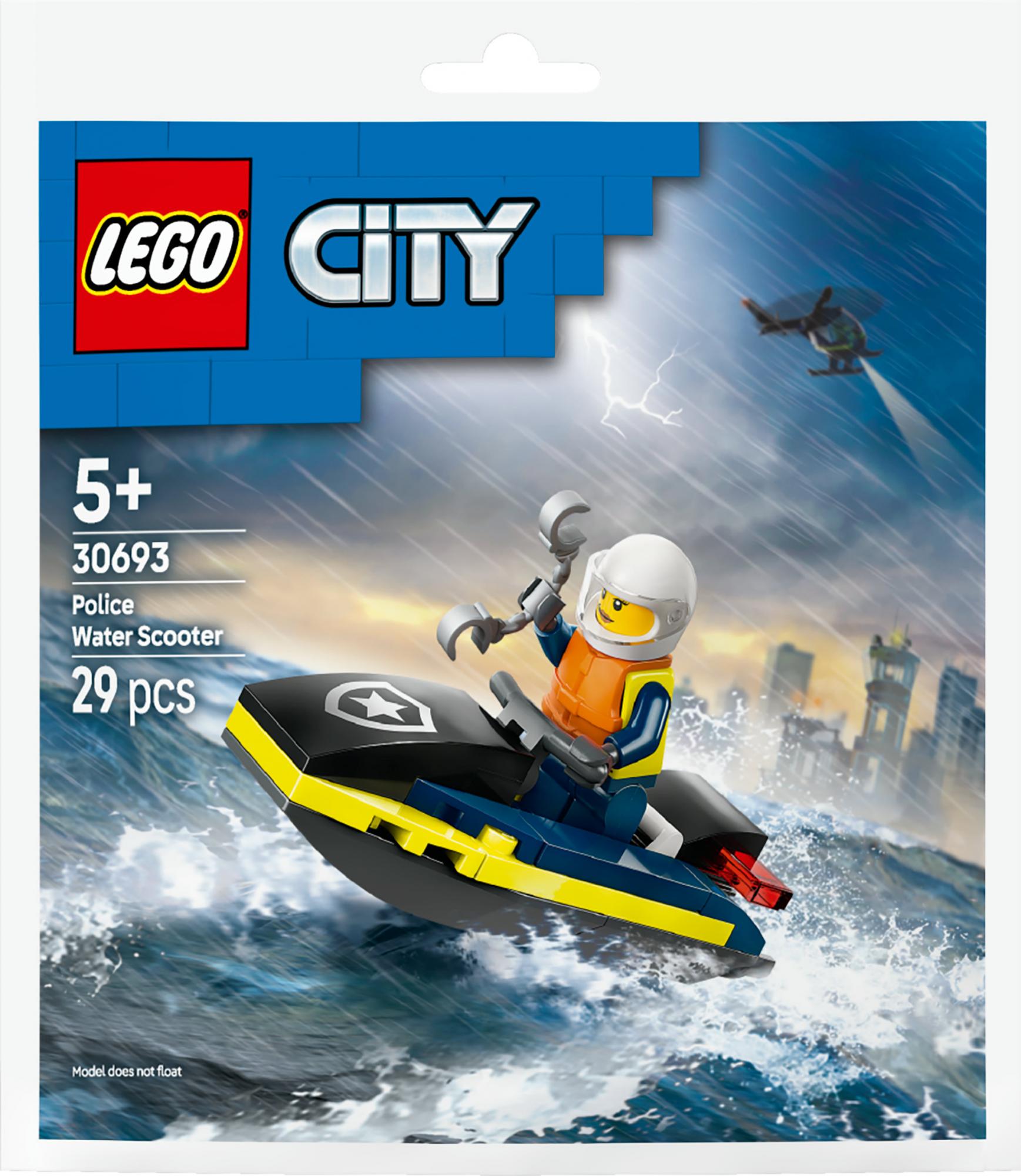 Lego   30693   City   Police   Jet   Ski   Geekd   Dk