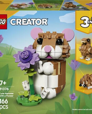 Lego   Creator   Sød   Hamster   Med   Blomst   Geekd   Dk