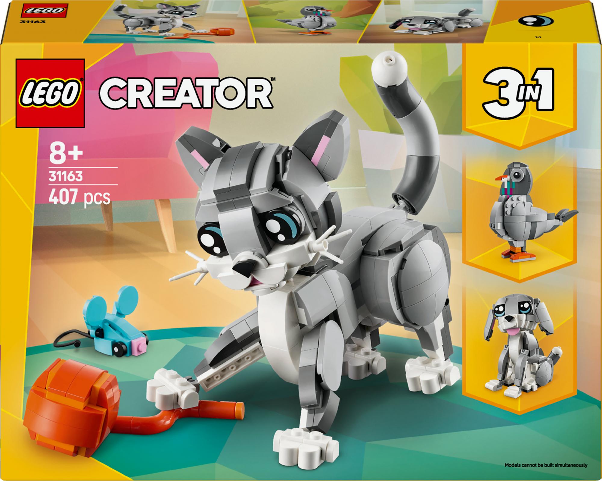 Lego   31163   Creator     - In -     Grey   Cat   Geekd   Dk