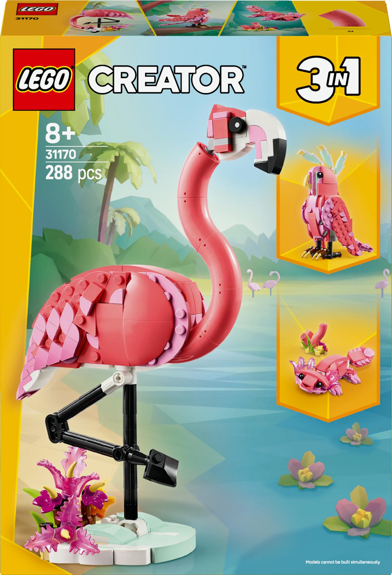 Lego   31170   Creator     - In -     Pink   Flamingo   Geekd   Dk
