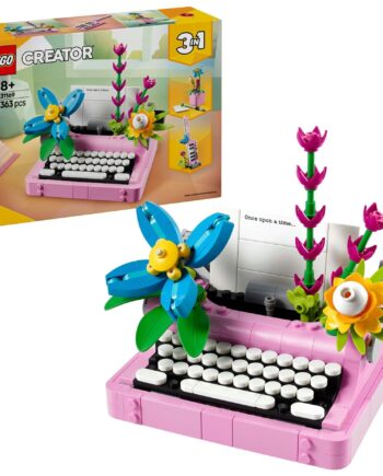 Lego   31169   Creator     - In -     Typewriter   With   Flowers   Geekd   Dk