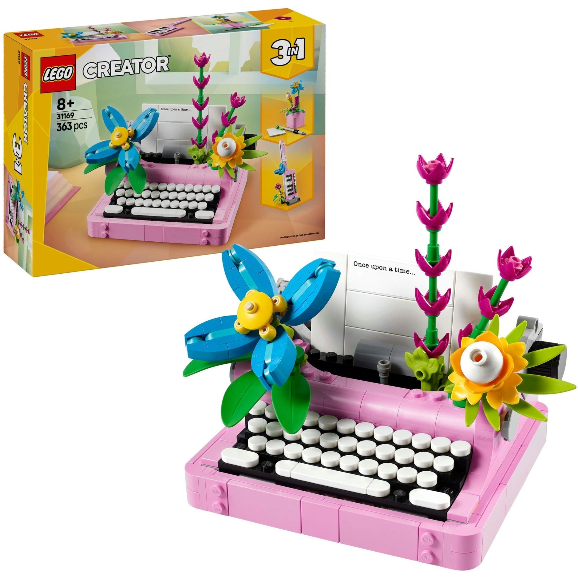 Lego   31169   Creator     - In -     Typewriter   With   Flowers   Geekd   Dk