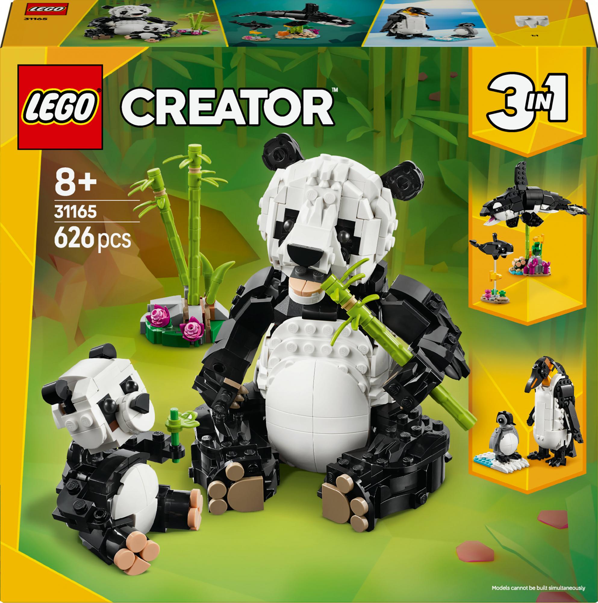 Lego   31165   Creator     - In -     Wild   Animals :  Panda   Family   Geekd   Dk