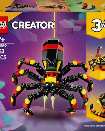 Lego   31159   Creator     - In -     Wild   Animals :  Surprise   Spider   Geekd   Dk