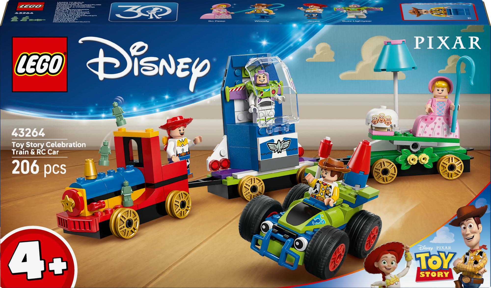 Lego   43264   Disney   Pixar   Party   Train   And   The   Rc   Car   From   Toy   Story   Geekd   Dk