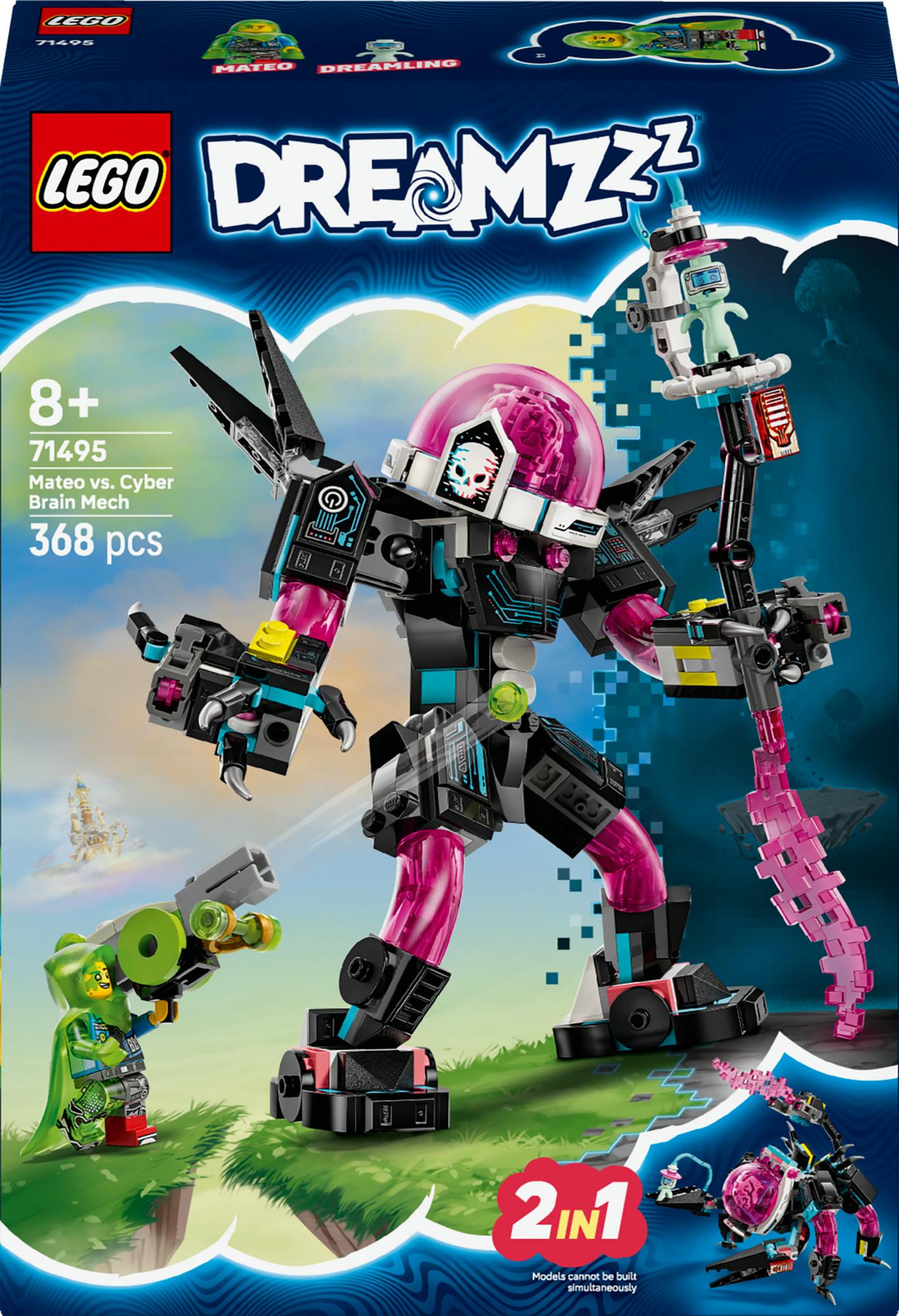 Lego   71495   Dreamzzz   Mateo   Vs    Cyberbrain   Mech