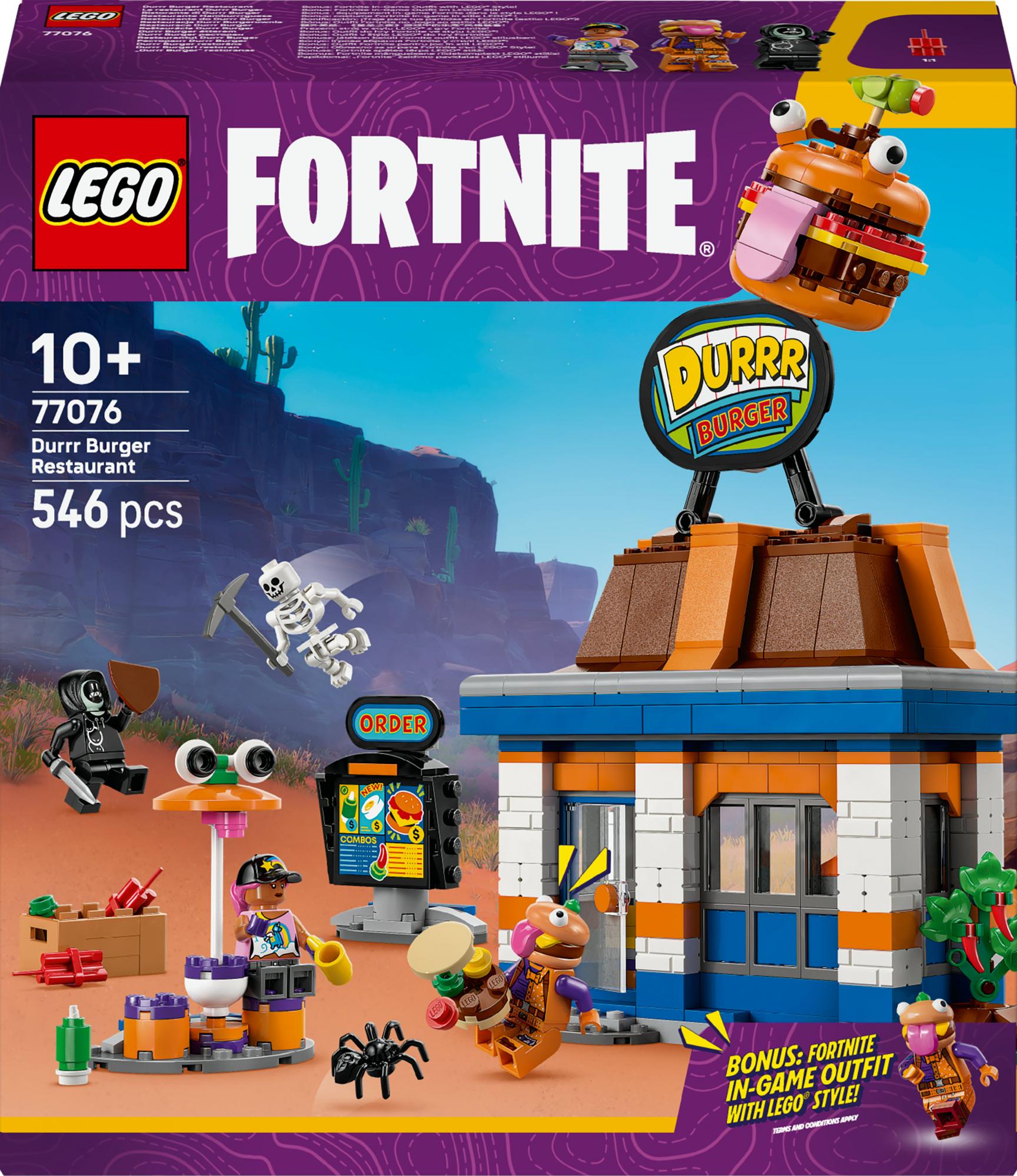 Lego   77076   Fortnite   Durrr   Burger   Restaurant   Geekd   Dk