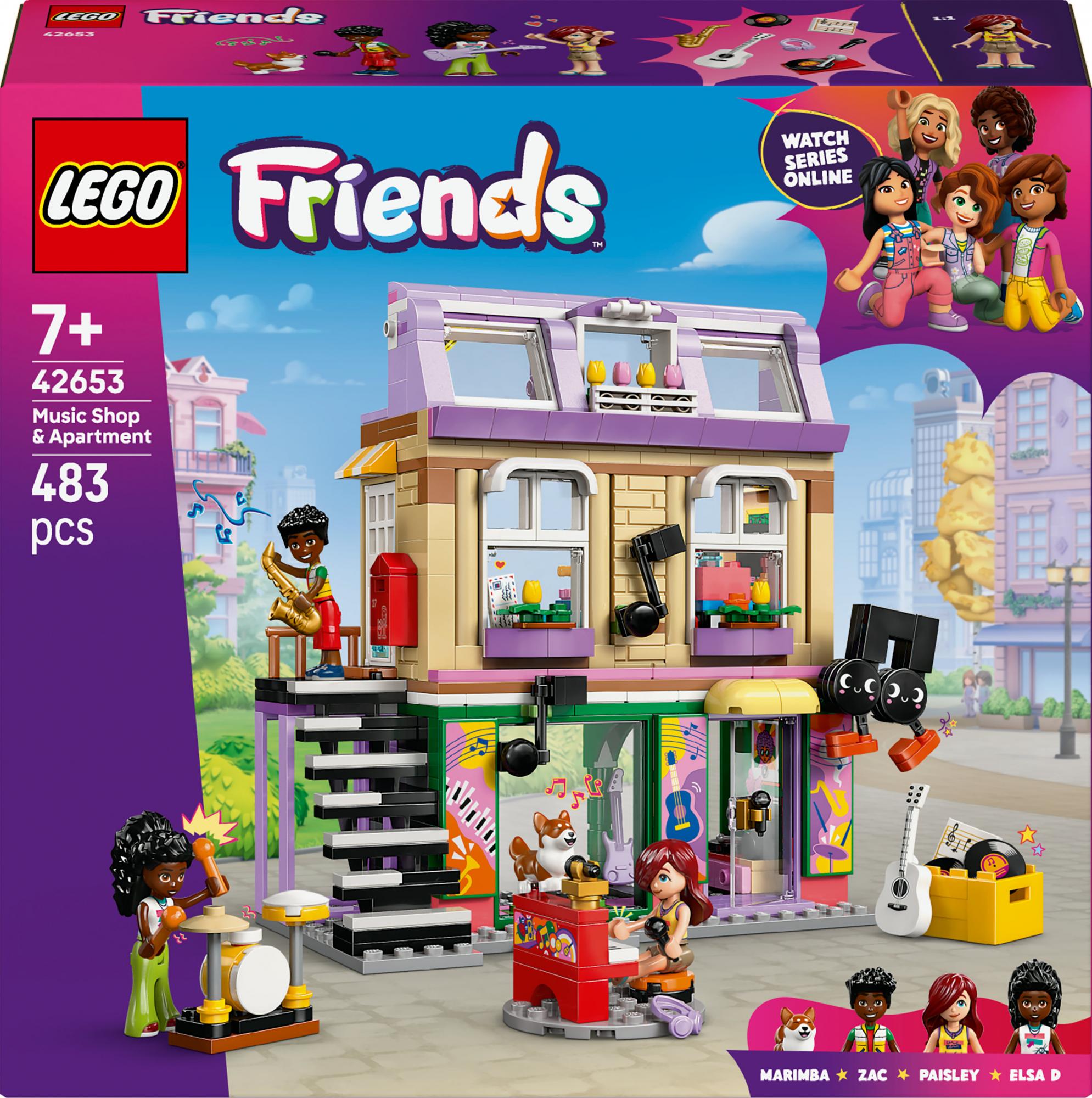 Lego 42653 Friends Music Shop Apartment Geekd Dk