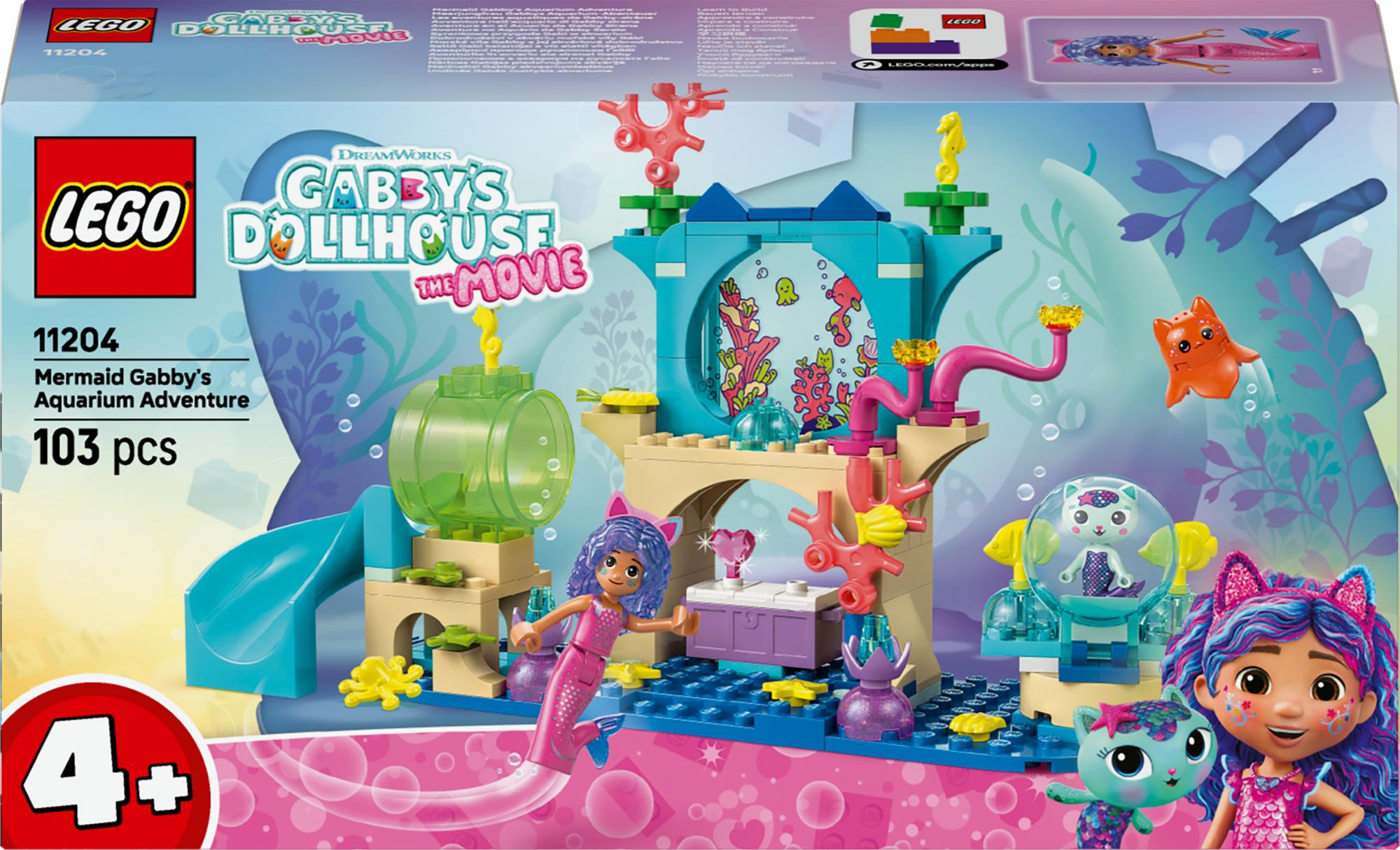 Lego Gabby Apos S Dollhouse Mermaid Gabby Apos S Aquarium Adventure 11204 Geekd Dk