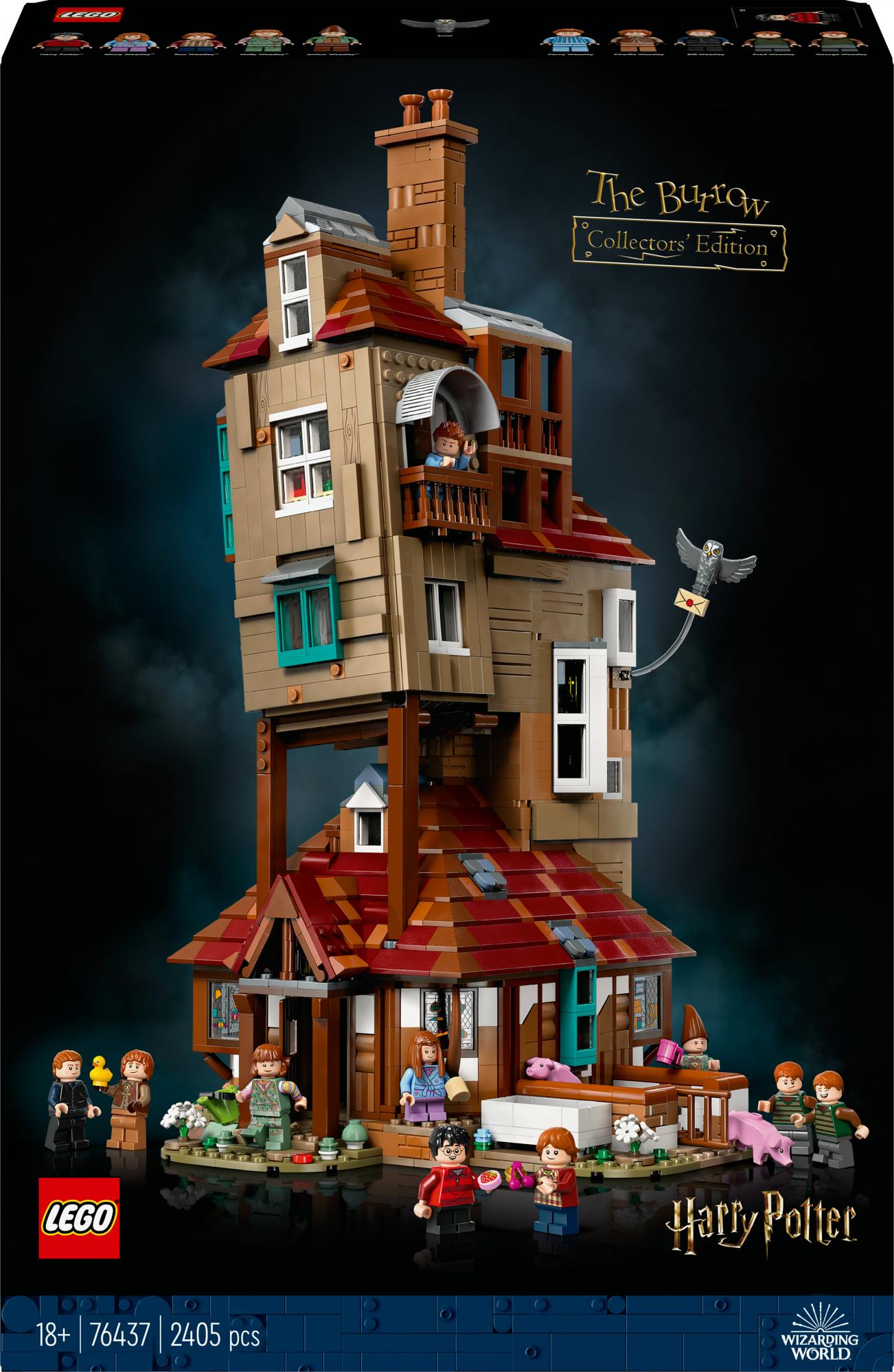 Lego   Harry   Potterâ      The   Burrow   Geekd   Dk