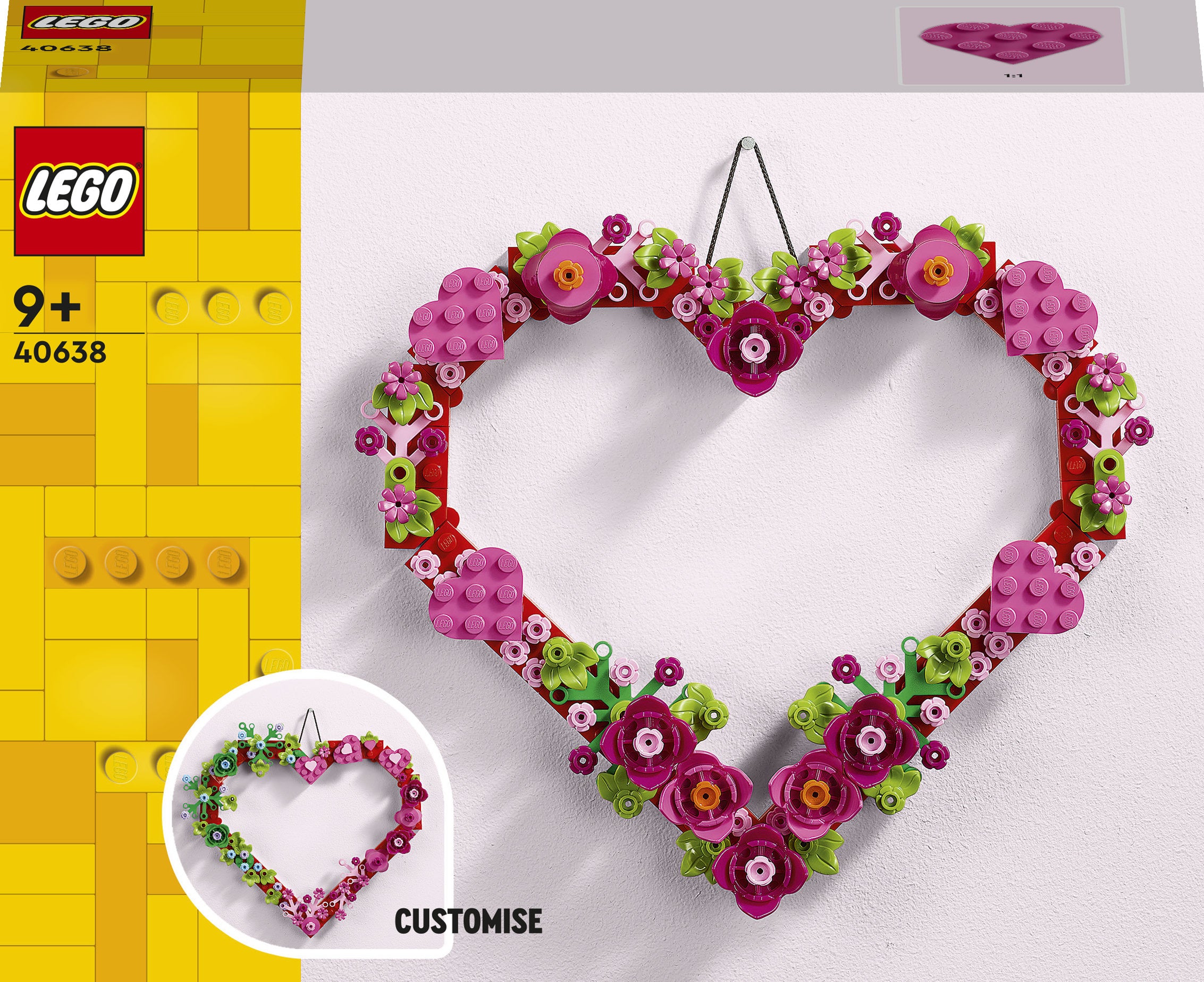 Lego   Hjertepynt    40638