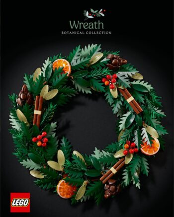 Lego   10340   Icons   Christmas   Wreath   Geekd   Dk