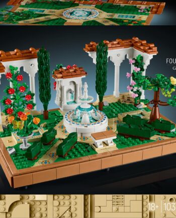 Lego   10359   Icons   Fountain   Garden   Geekd   Dk