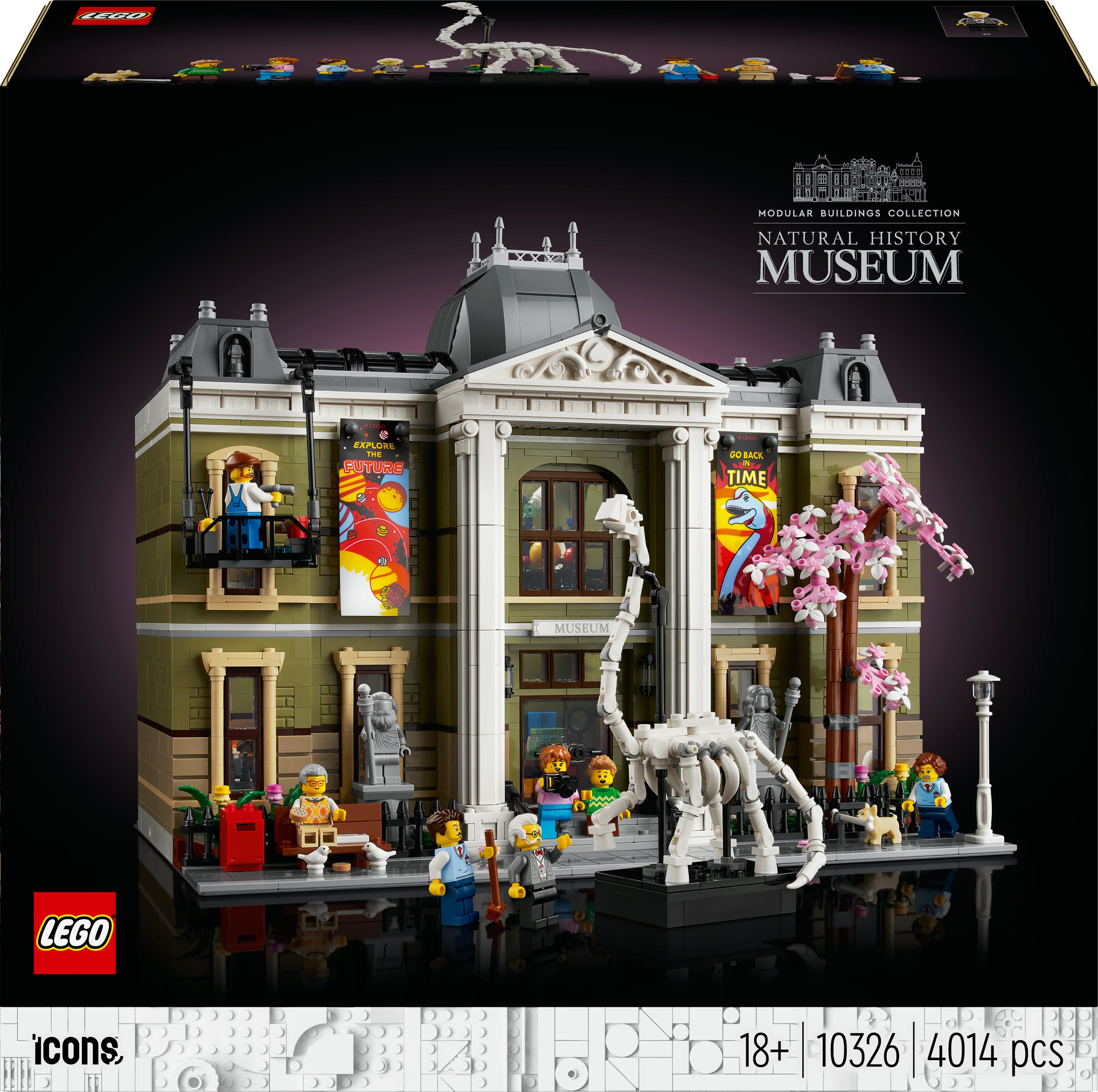 Lego   10326   Icons   Naturhistorisk   Museum   Geekd   Dk