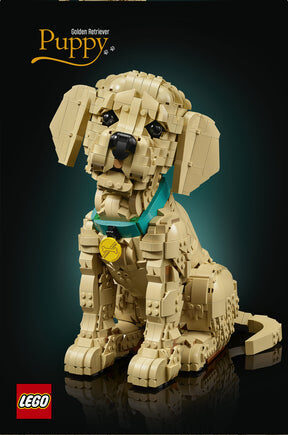 Lego   Icons   Szczeniak   Golden   Retriever   Geekd   Dk