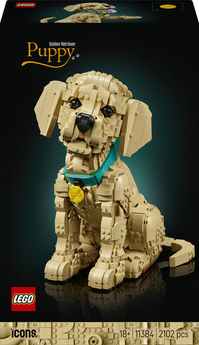 Lego   Icons   Szczeniak   Golden   Retriever   Geekd   Dk