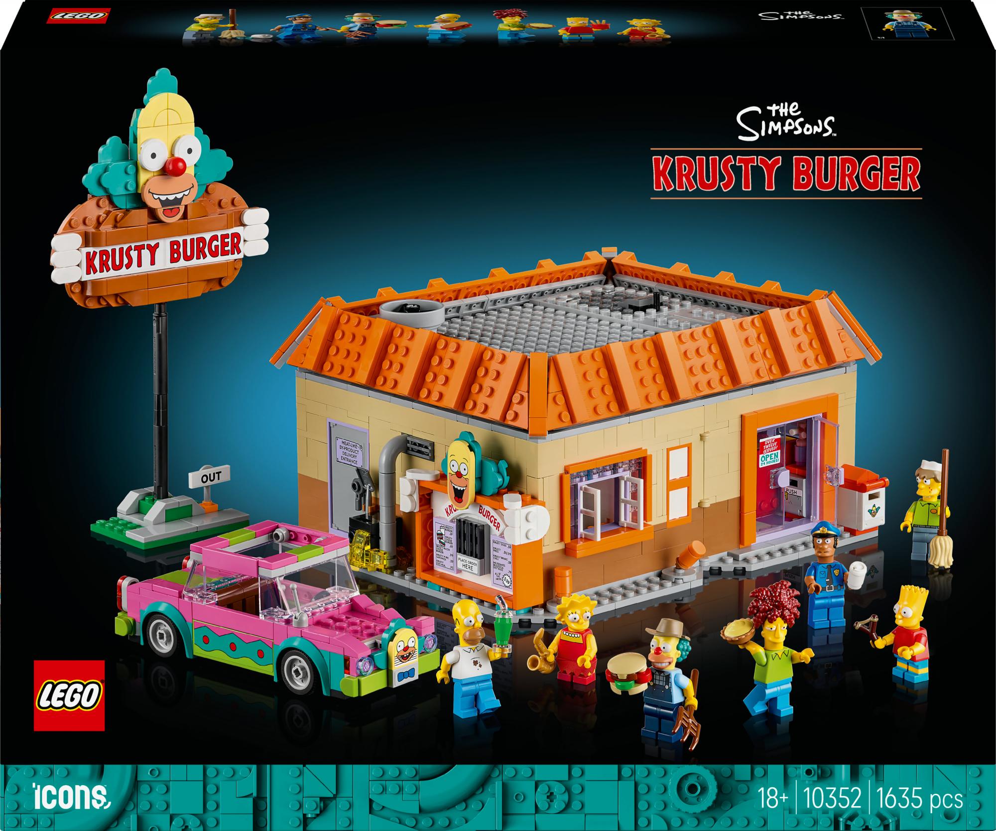 Lego   Icons   The   Simpsonsâ  :  Krusty   Burger    10352    Geekd   Dk