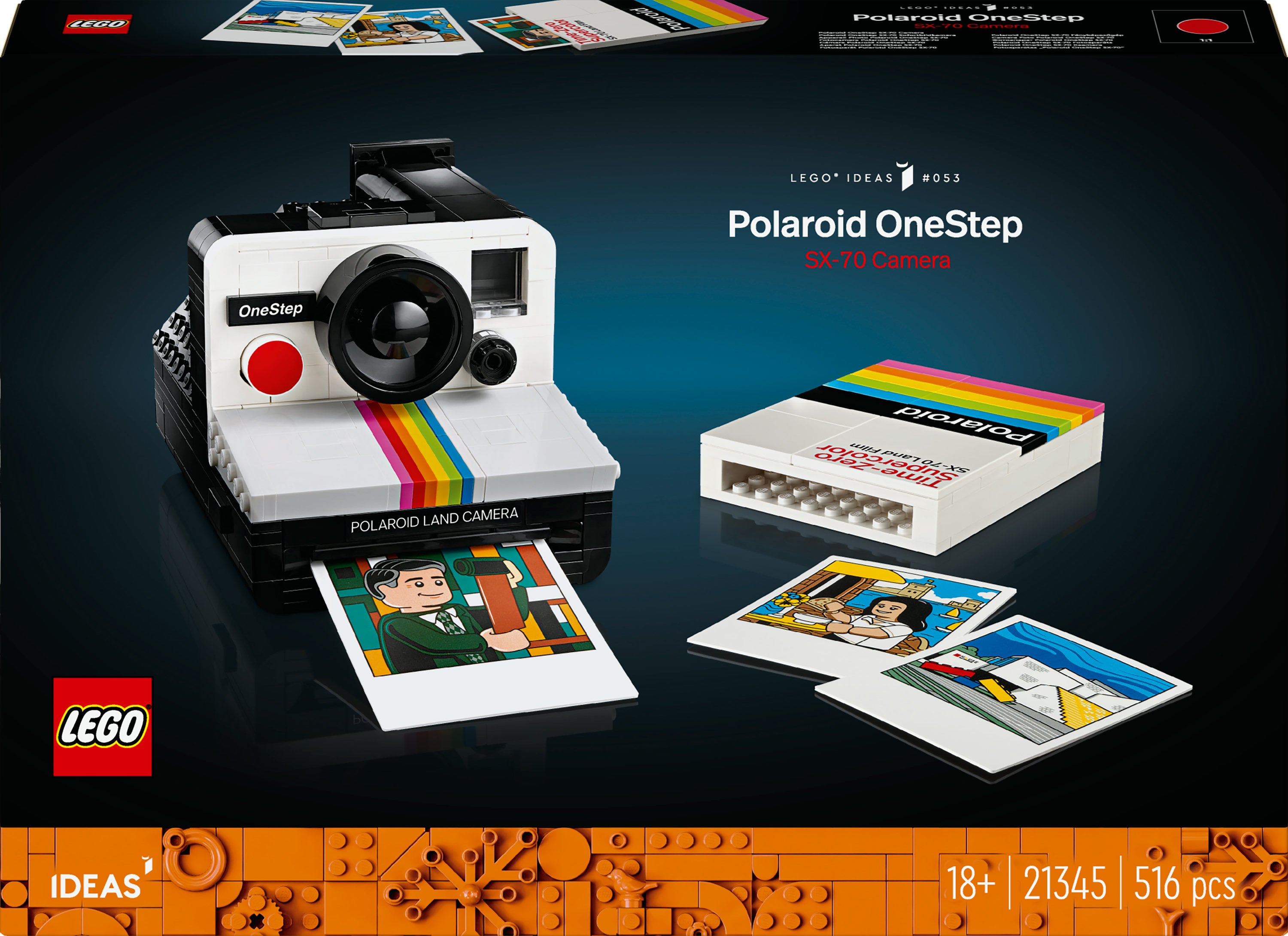Lego   Ideas   Polaroid   Onestep   Sx - 70   Camera    21345