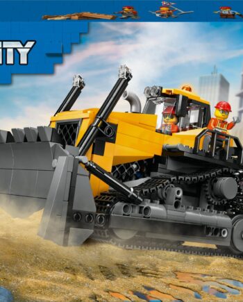 Lego   Lego   City   Yellow   Bulldozer    60466