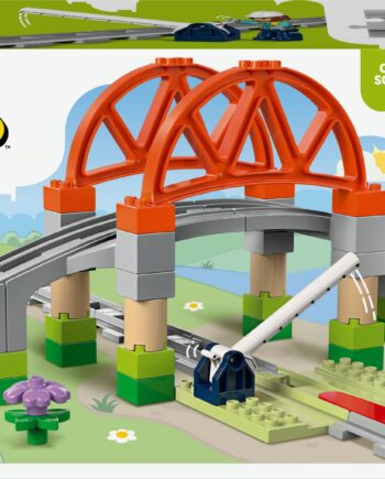 Lego   10426   Lego   Duplo   Railway   Bridge   And   Tracks   Expansion   Set   Geekd   Dk